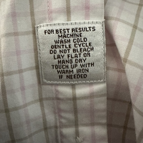 Peter Millar Men's Large Plaid Button Down Shirt Casual Office Long Sleeve - Picture 4 of 6